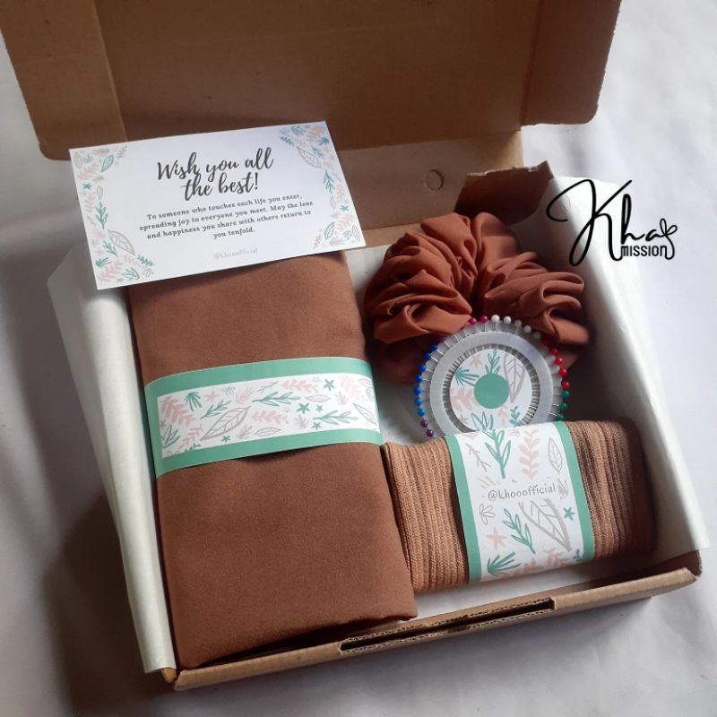 

Promo! Hampers Hijab Kado Gift Set Hijab