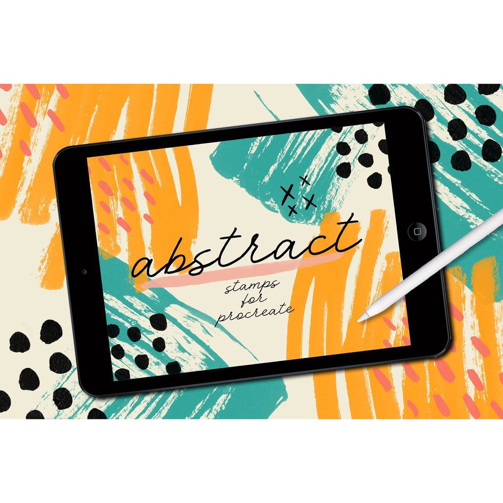 Procreate Brush - Abstract Stamp for Procreate