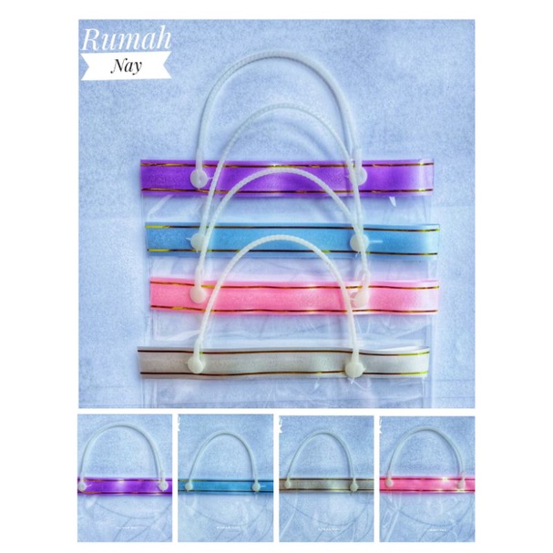 

10 Plastik Pita Goodie Bag Part2 Warna Pastel
