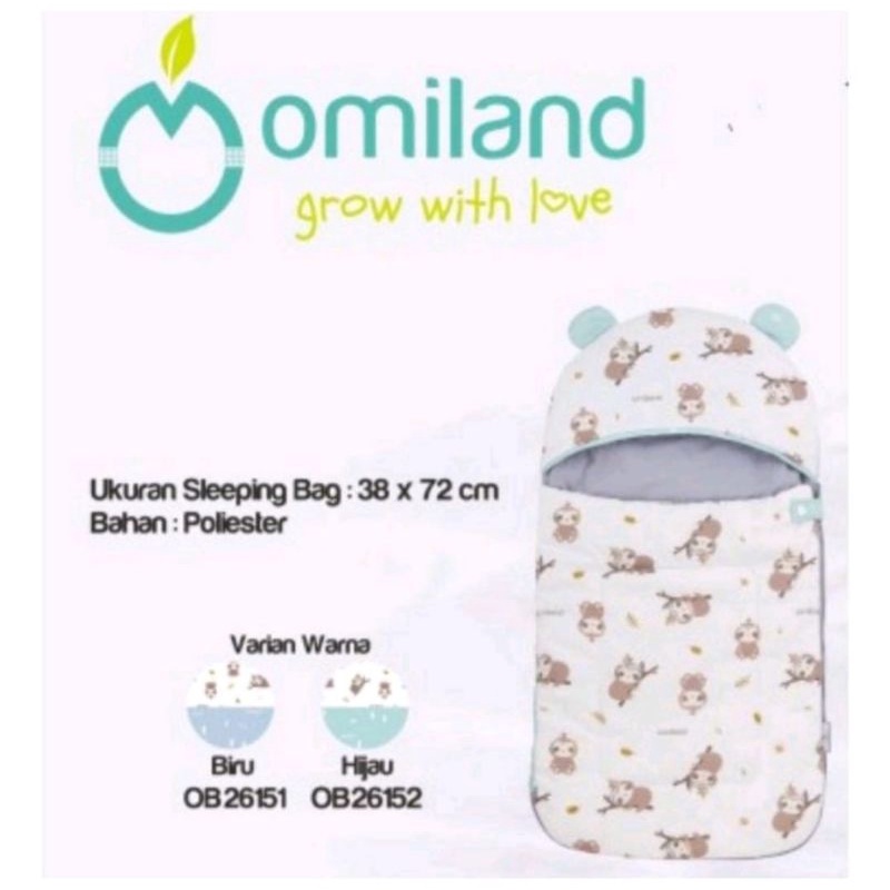 Omiland sleeping bag OB26151 / OB26152 kantong tidur bayi