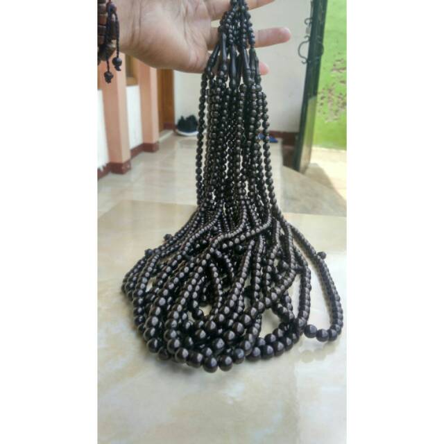 tasbih 99 kokka asli size 5 mm HITAM istambul turkie