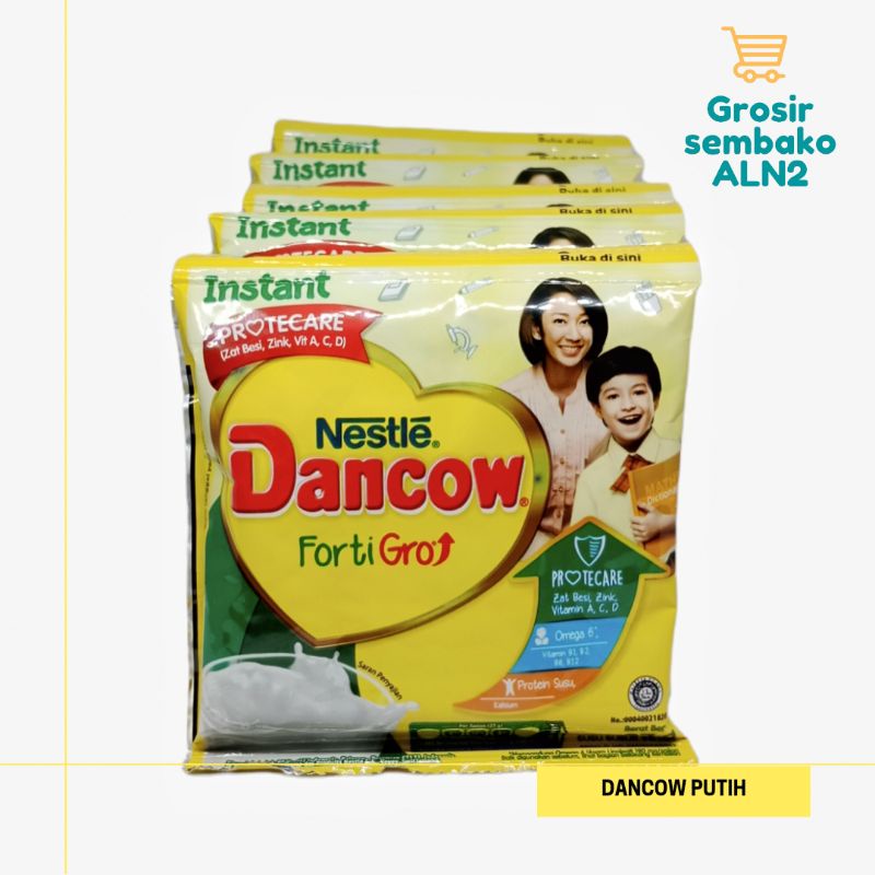 

Dancow putih renceng 10 @38 gr