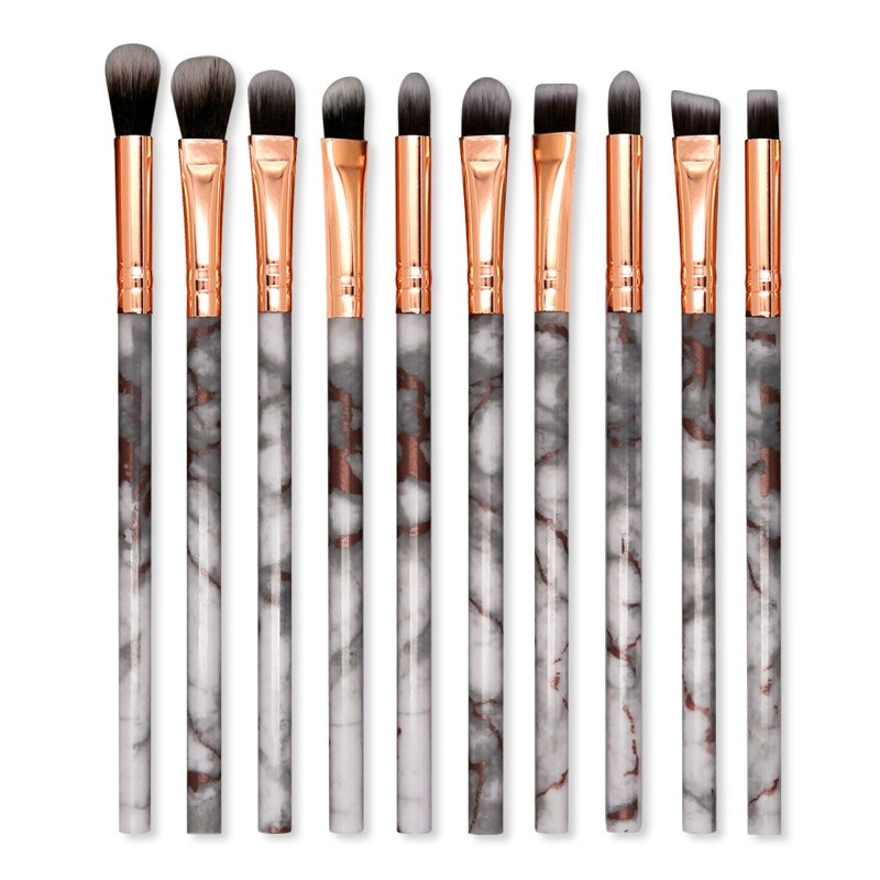 MARKAS Kuas Set B Makeup Brush Make Up Concealer Eyeshadow Foundation Isi 10Pcs/Pack