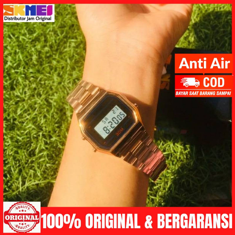 Jam Jm Tangan Tngan Wanita Perempuan Cewek Cewe Digital Skimei Skmei Skemei Skymei Original 1123