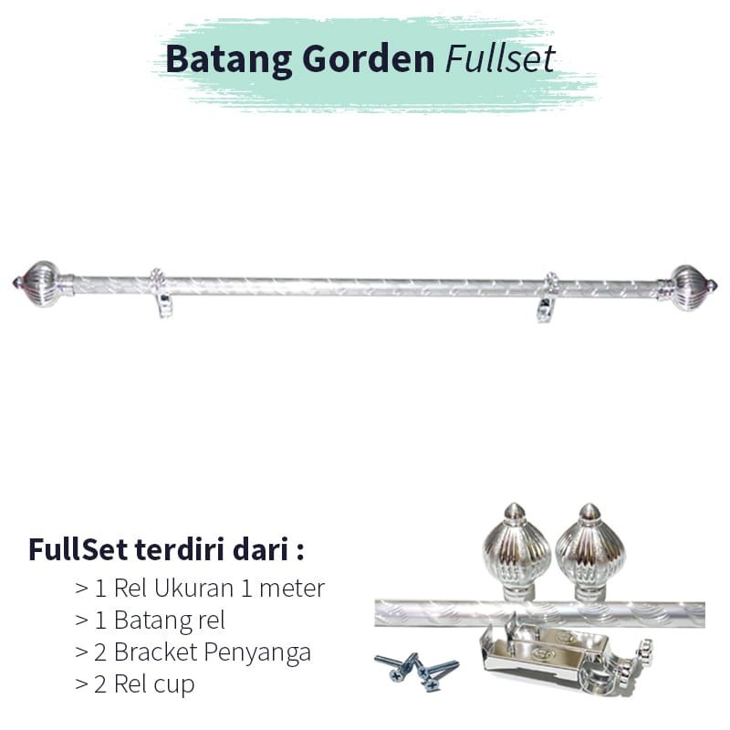 (COD)Batang Gorden Full Set/Rel Gorden 1meter