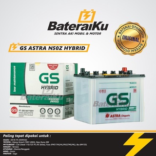 Jual Jual Aki Mobil GS Hybrid N50Z Untuk Kijang, Fuso, Elf, Dll