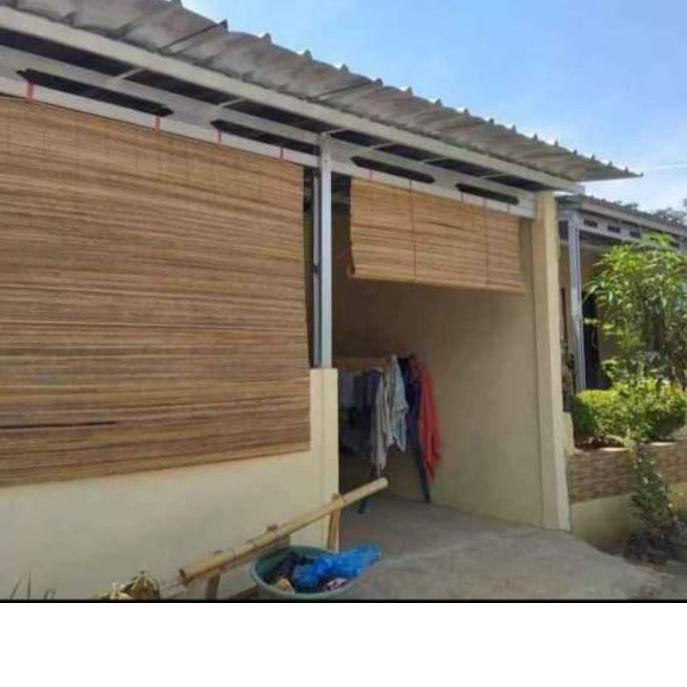 ✹ Tirai krey sawit krey outdoor Tirai sawit gulung kerai bambu sawit 2x2 M (plus tali penggulung dan