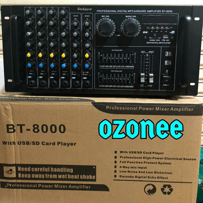 AMPLI BETAVO BT 8000 AMPLIFIER BETAVO BT 8000 ORIGINAL