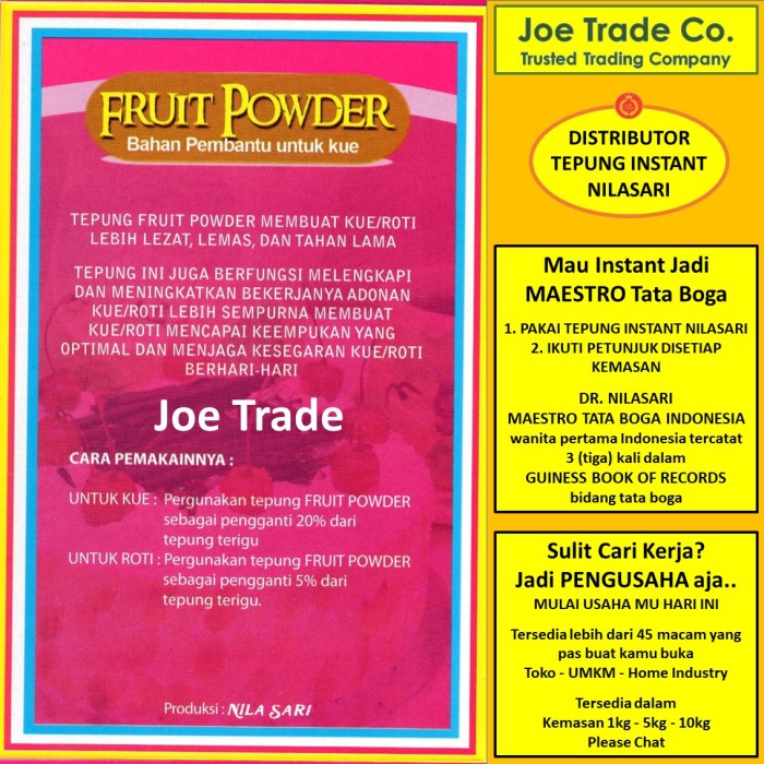 

D02D1 Fruit Powder 200Gram Da01D100