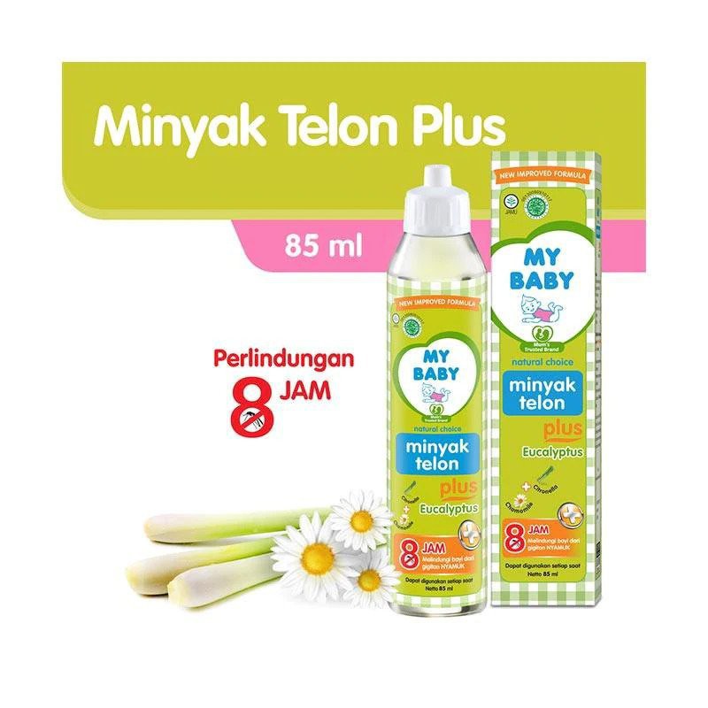 [Hazelcare] MY BABY Minyak Telon Plus Eucalyptus / Lavender perlindungan 8 Jam 85ml 85 ml / 145ml 145 ml / 60ml 60 ml / 30ml 30 ml