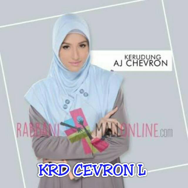 Krd AJ Chevron L jilbab instan rabbani