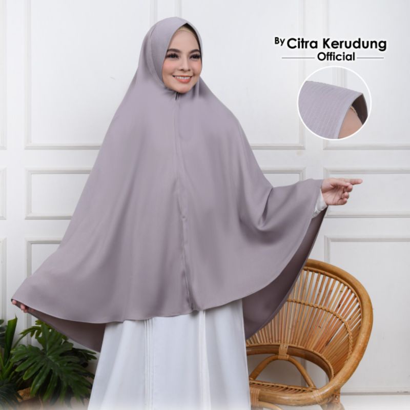 Jilbab Syari XL Bahan Dramaqueen Model Polos