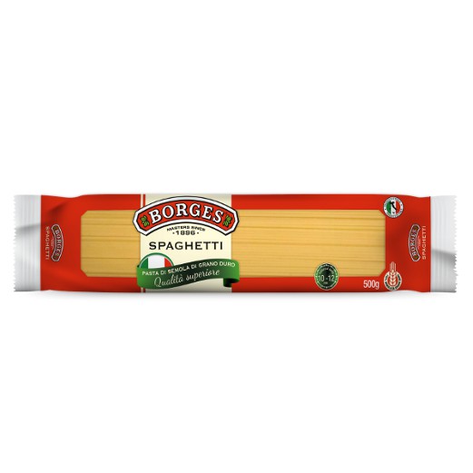 

BORGES Spaghetti Pasta Italy - Spagetti Durum Wheat Semolina 500gr