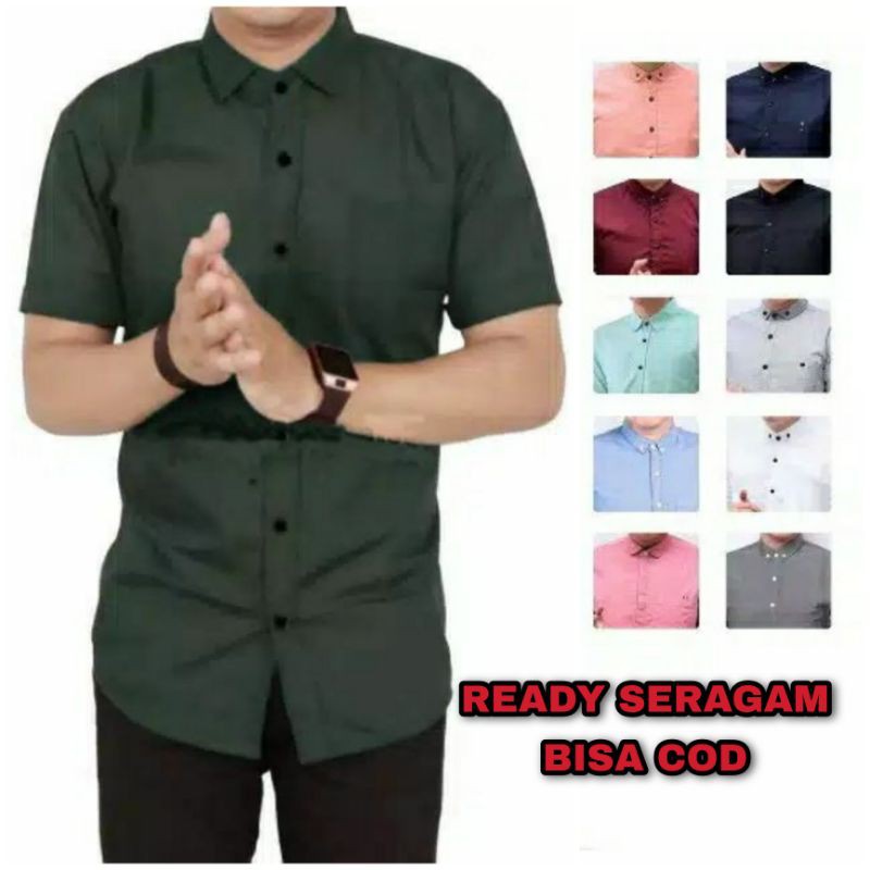 KEMEJA PRIA BOYI TOP MAN LENGAN P   ENDEK KASUAL FORMAL KERJA