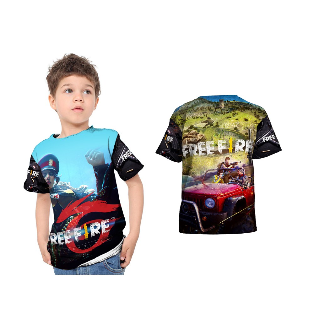 Tshirt Kaos Baju Anak FREEFIRE 09 Sublime Custom