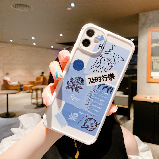 LF| Casing HP OPPO A53 A33 Reno 3 A52 A92 A5 A9 A91 A31 2020 A3s A11K A57 A39 A83 A5s A7 A12 A37 A37f Neo 9  F1s F1 Plus F9 Pro F11 Realme 2 Pro C1 U1 Cute Girl Camera Lens Protector Soft Phone Case-3