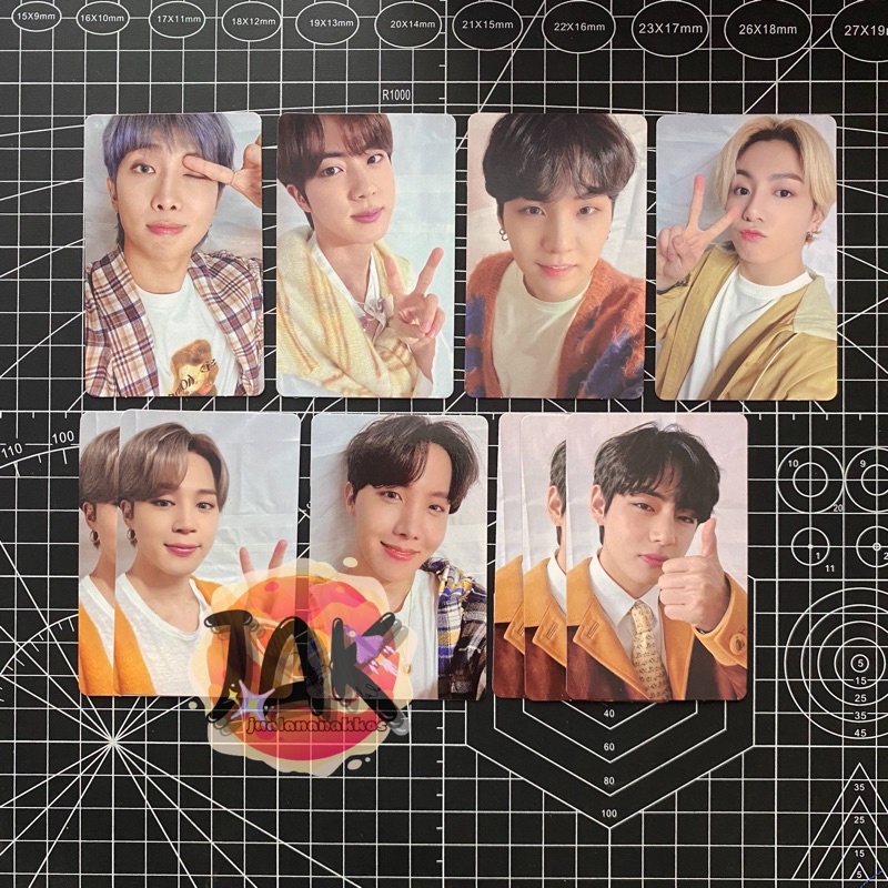 Ready - POB Photocard Holder Album BE Essential Taehyung Jungkook Jimin Jin Suga Official