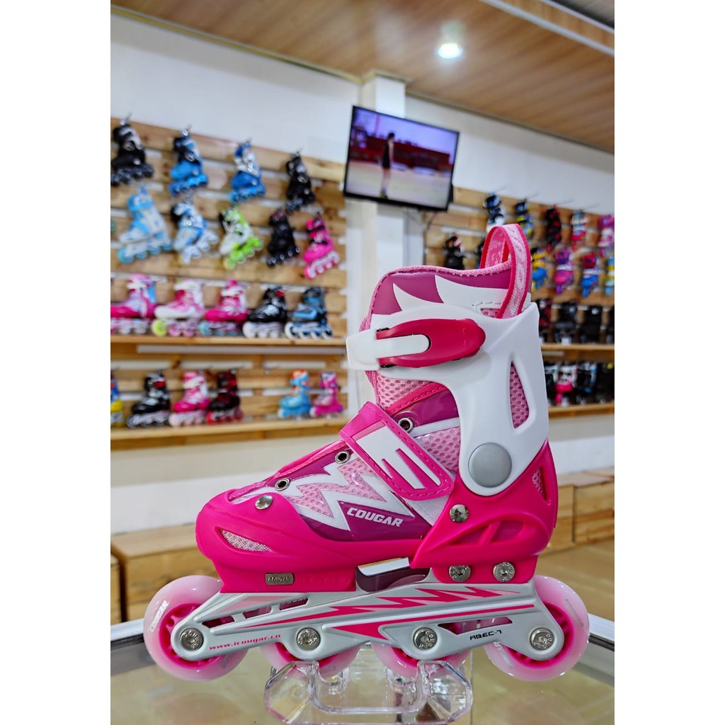 Sepatu Roda Inline Skate Cougar Mzs835l-QS pink