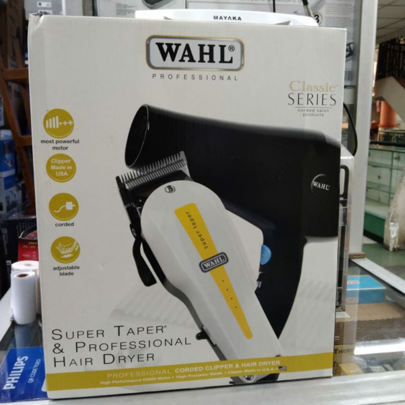 WAHL PROFESIONAL WITH HAIR DRYER CLASSIC SERIES ORIGONAL USA WAHL CORPORATION ASLI