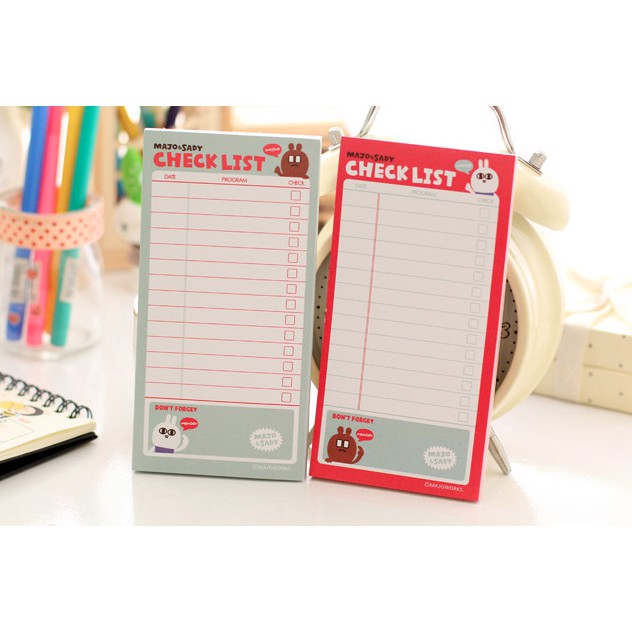 

SALE!!!TERLARIS!!! Stick Note Cony / To do List kelinci MEMO & STICK NOTE