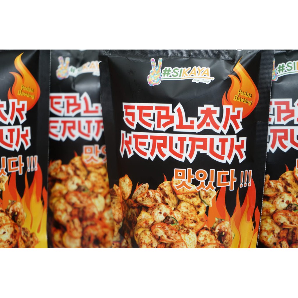 SEBLAK KERUPUK BANTAT SEBRING SEBLAK CIKRUH SEBLAK BANTET KERIPIK PEDAS KERUPUK RENYAH SIKAYA 100 GR