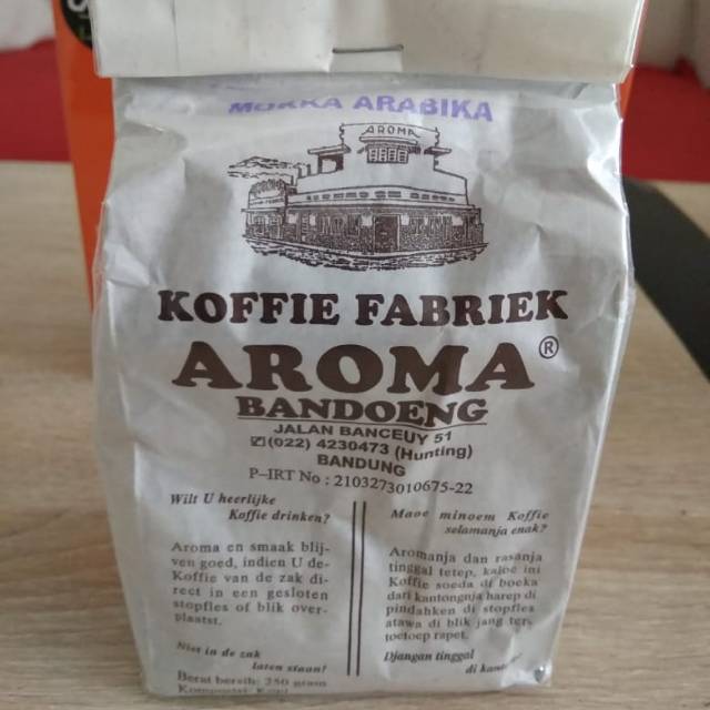 

Kopi Aroma khas Bandung varian mokka arabika