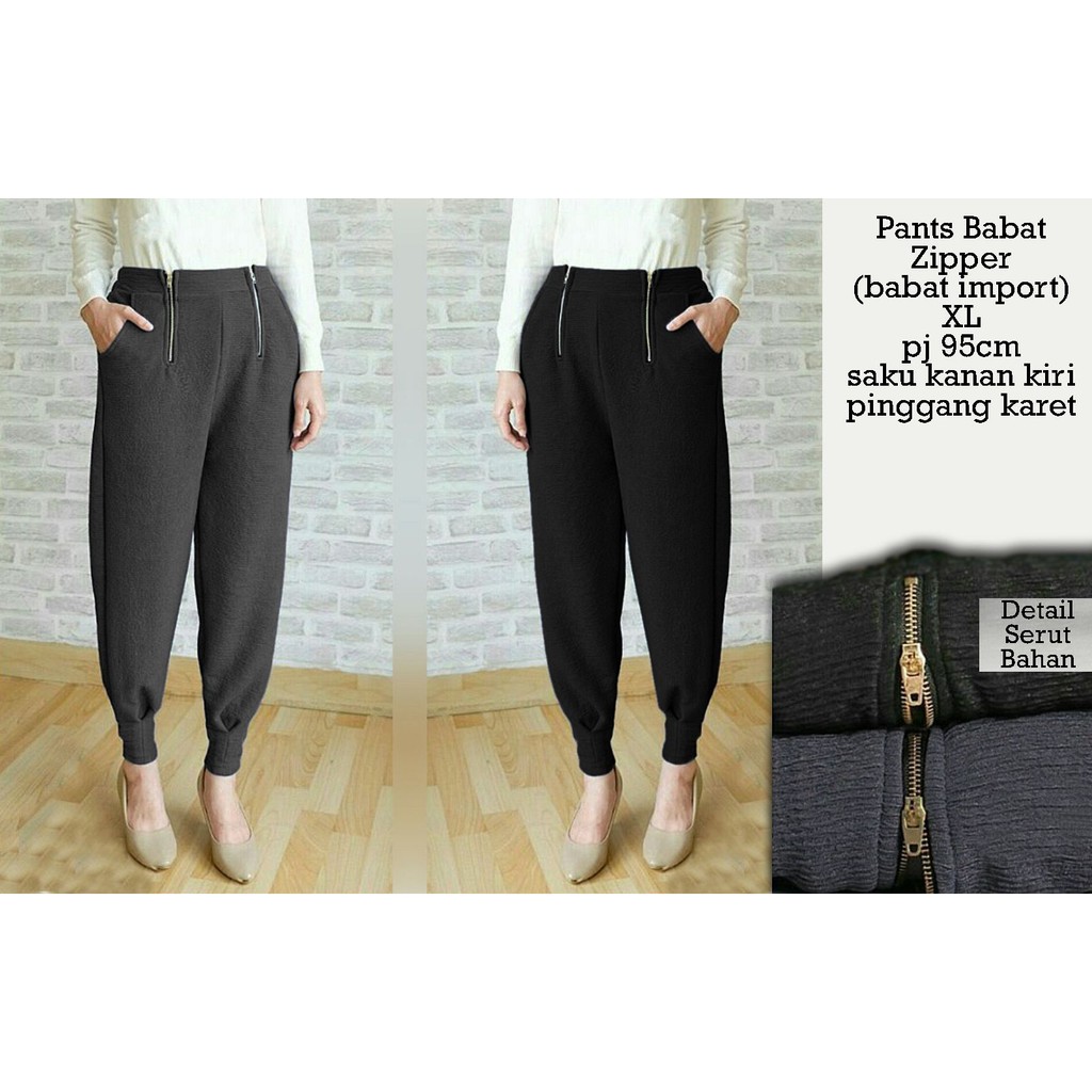 pants babat zipper
