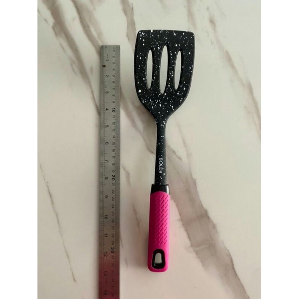 Super UTENSILE Silicone Slotted Turner Blackpink