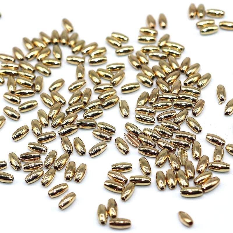 10000pcs Manik-Manik CCB Bentuk Oval Ukuran 8x4mm Handmade Untuk Perhiasan Gelang