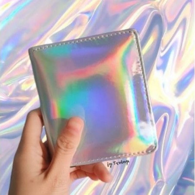 TERMURAH!! Dompet Wanita Hologram Premium dompet Kartu Dompet koin Dompet holo metalik murah premium