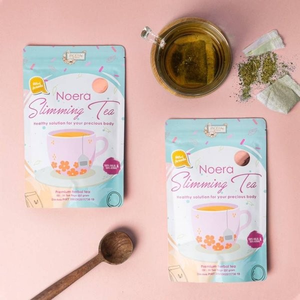 NOERA Slimming Tea - Teh Diet Detox Pelangsing Herbal Alami Badan