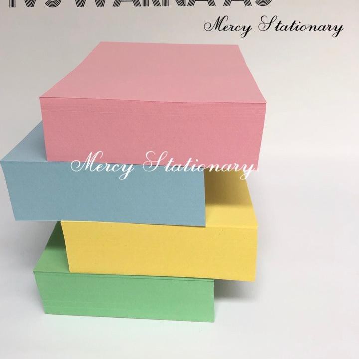 

COD 11.11Kertas HVS Warna A5 70 Gr - 1 Rim 500 Lembar BERKUALITAS
