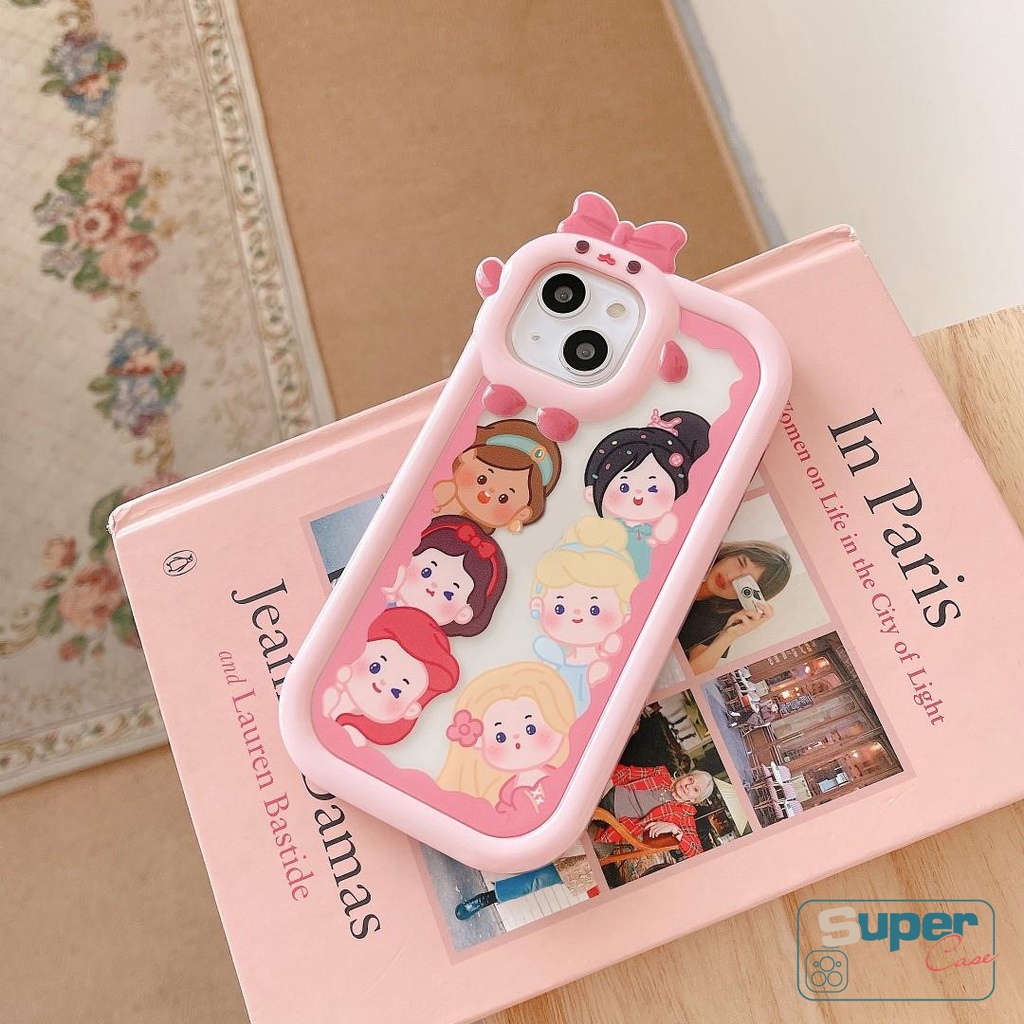 Soft Case Desain Princess Monster Untuk Vivo Y22 Y35 Y20 Y16 Y15s Y12 Y11 Y15A Y15 Y02s Y33S Y21 Y21S Y30 Y51A Y53s Y20s Y91 Y51 Y31 Y12i Y17 T1 Y12s Y50 Y91C Y51 Y31 V23 V23E