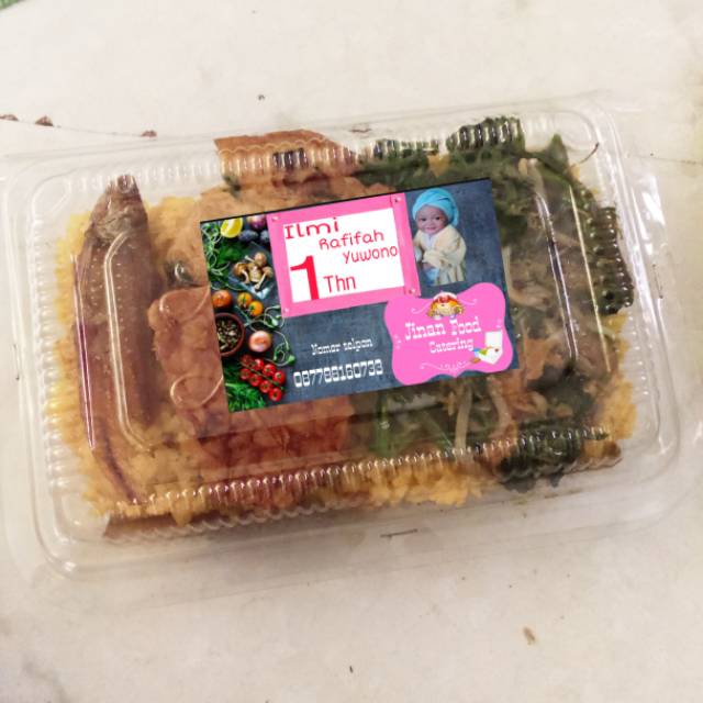 

Nasi kuning ulang tahun anak