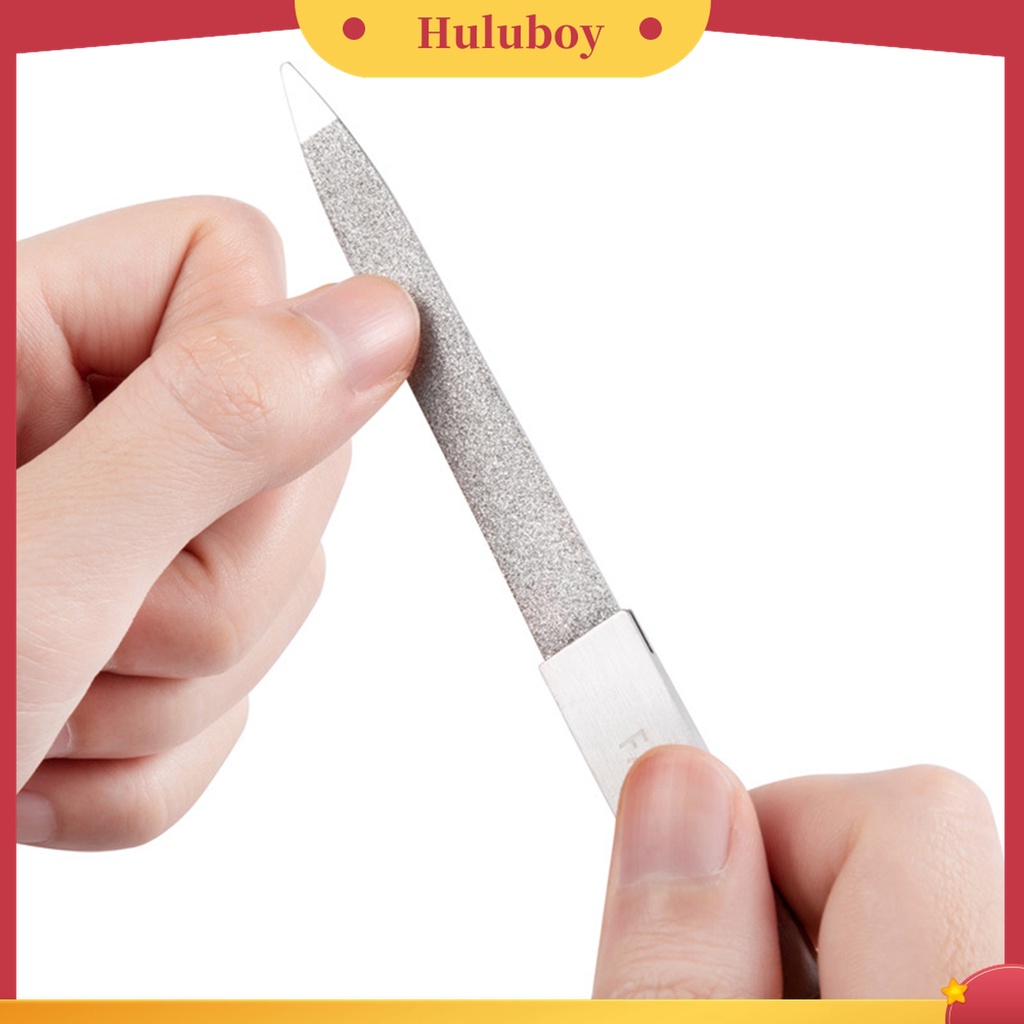 Huluboy Huluboy♡ Alat Kikir Kuku Dua Sisi Bahan Stainless Steel