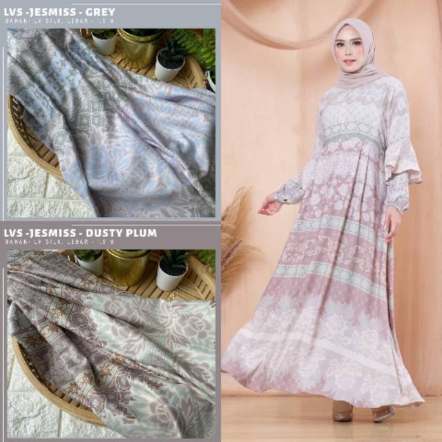 LVS JESMISS BAHAN LV SILK - KAIN MEWAH BY WEARINGKLAMBY
