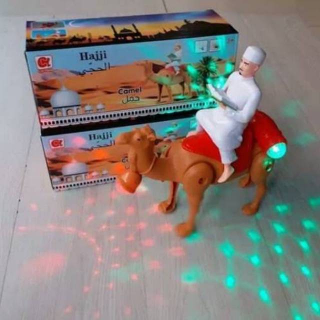 Mainan Anak Unta Arab Baterai Mainan Unta Jalan
