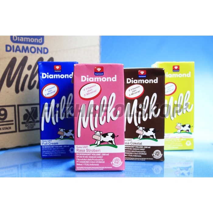 

Da2011Ca Susu Kotak Diamond Uht 200 Ml - Strawberi, 200 Ml Xa201As