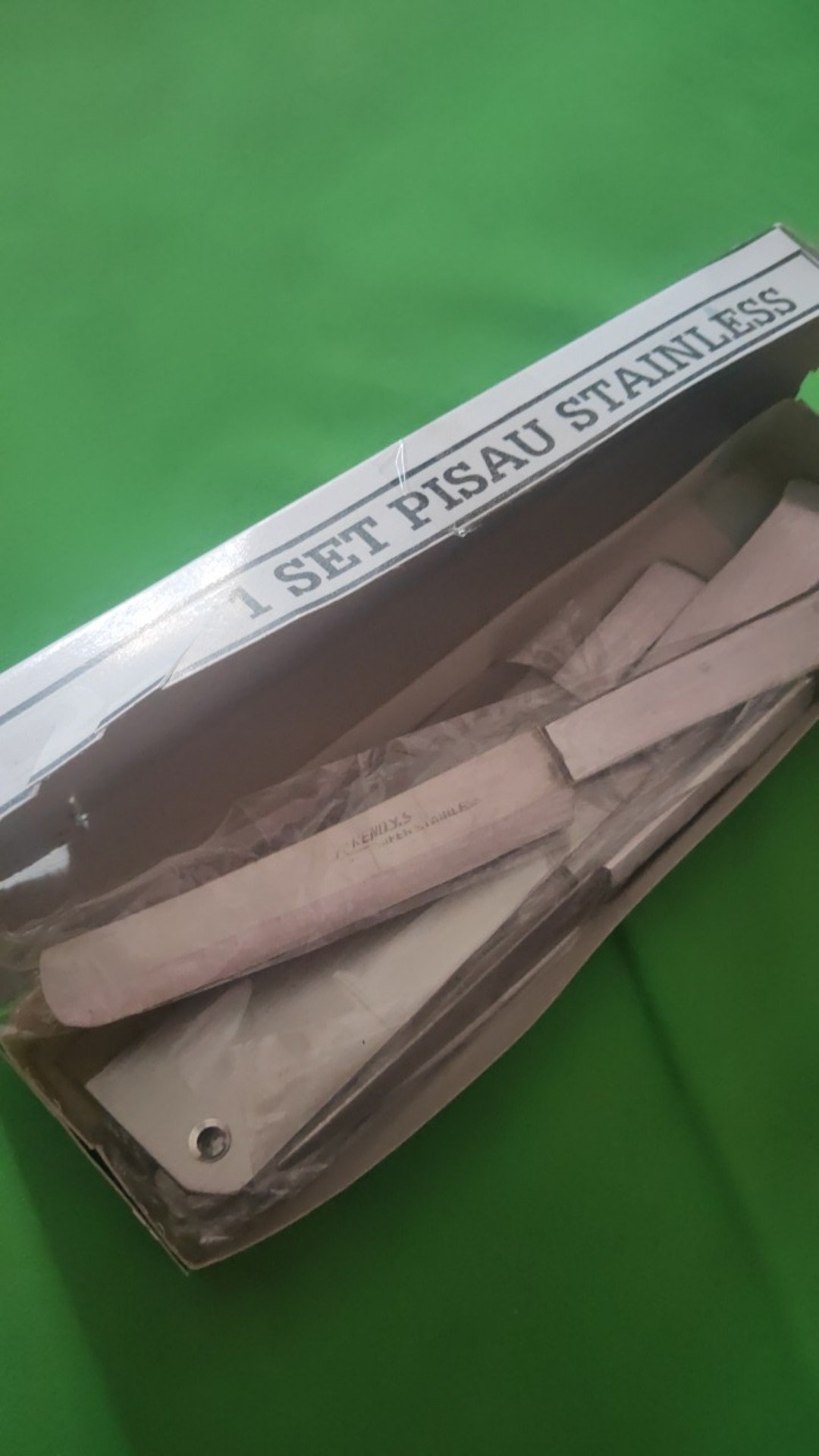 Pisau Set Stainless Ori By Rendys [ Open Dropshiper ]