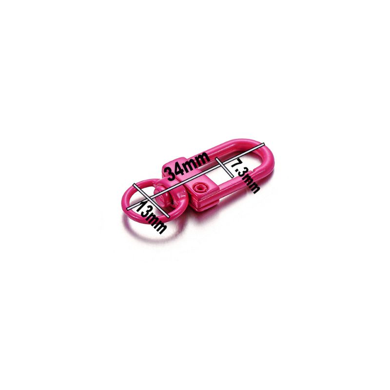 Ring Gantungan Kunci Bentuk Gembok Keychain Warna