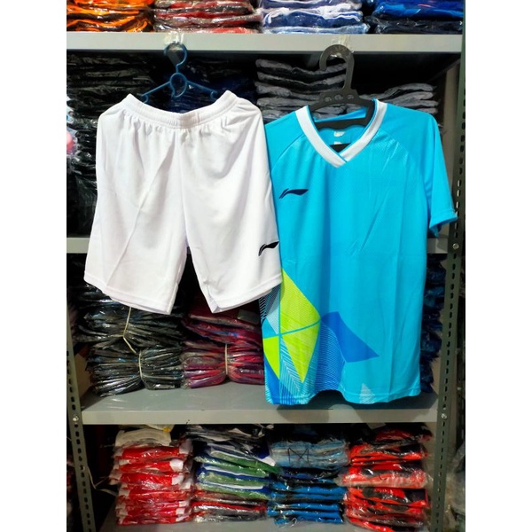 BAJU BADMINTON DEWASA SETELAN BADMINTO L156P JERSEY BULUTANGKIS