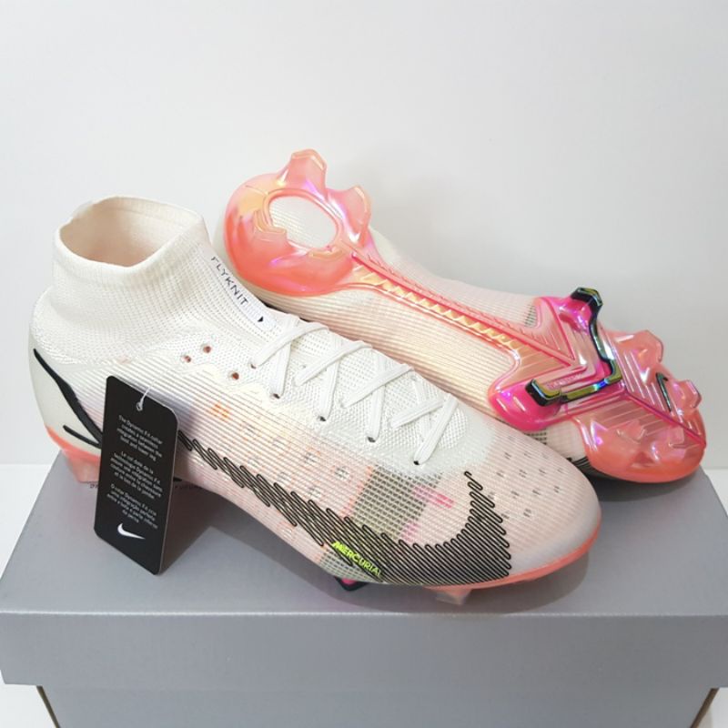 NANDA STORE - Sepatu Soccer - Nike Mercurial Superfly 8 Elite Rawdacious CHROME