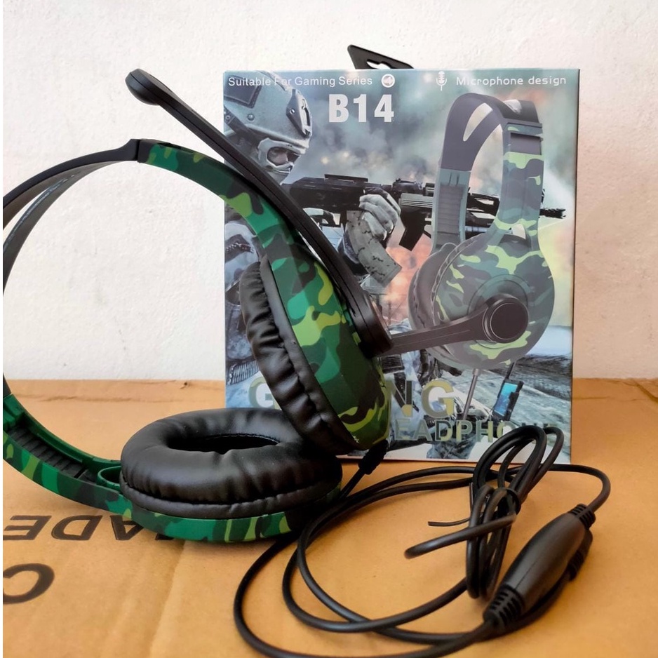 Head Phone Gaming - Head Phone Army With Microphone