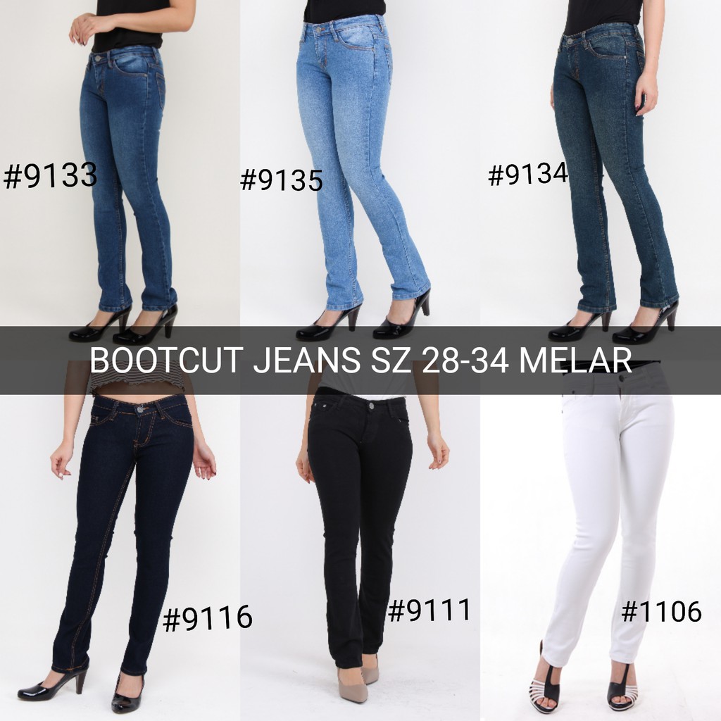 CELANA JEANS WANITA BOOTCUT JEANS