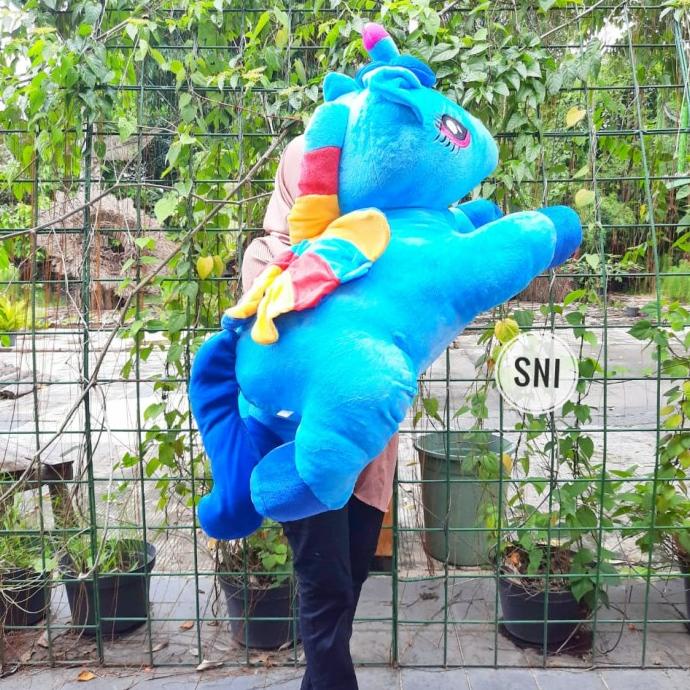 Boneka Unicorn Kuda Poni / Little Pony Jumbo Termurah Berlabel SNI