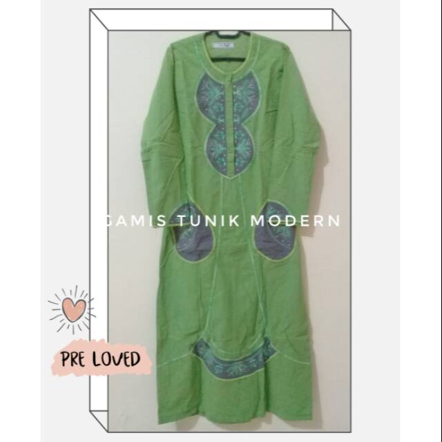 Pre Loved Like New | Second >>> Gamis V-Three Ijo