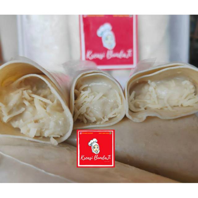 Kebab Durian Medan Kreasi Bundati Full Durian tanpa Cream isi 8 Non Krim