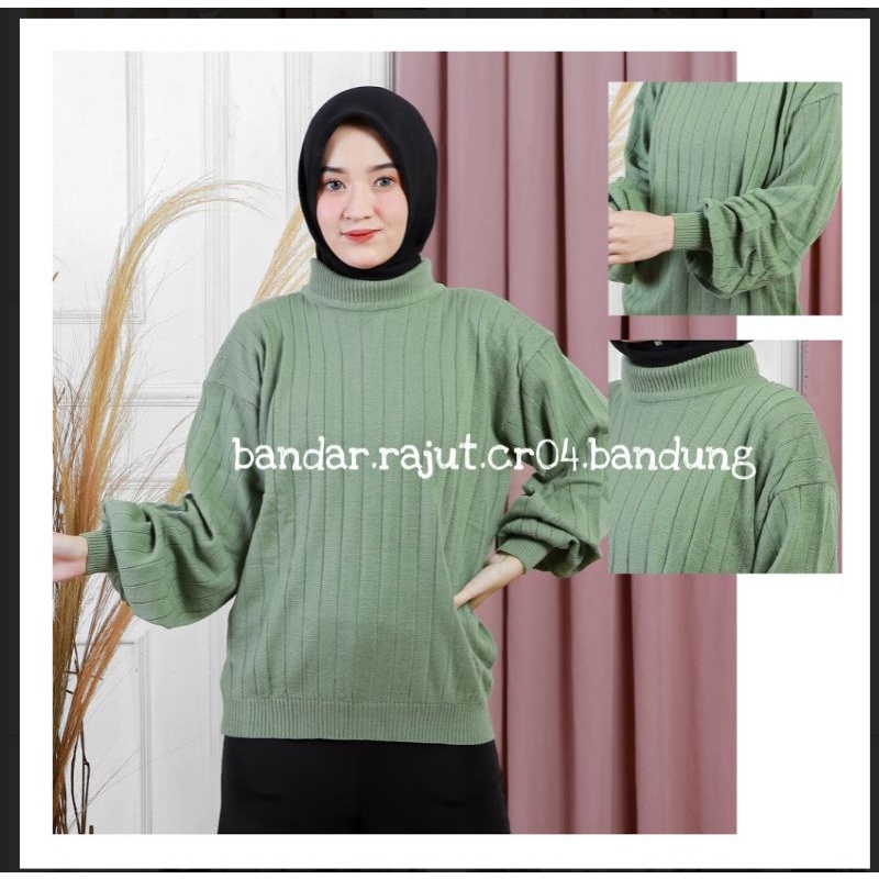 SWEATER RAJUT SESIL TURTLE NECK.