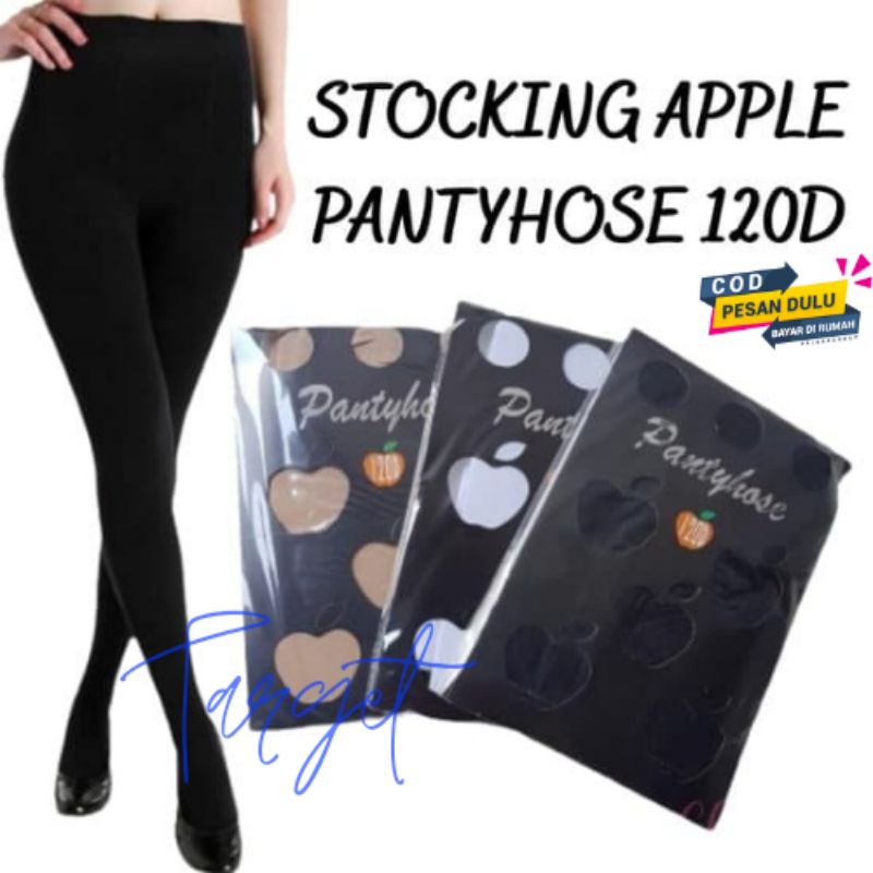 pantyhose stoking Apple kaos kaki stoking tebal celana