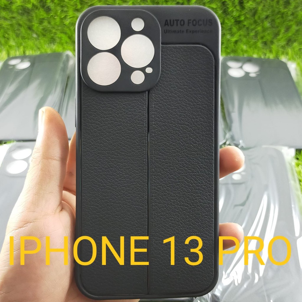 Slim Leather Case Auto Focus Iphone 13 13 Pro 13 Promax 12 PRO 12 11 PROMAX X XR XSMAX 8 PLUS SE 7 + Pelindung Kamera / Protector Camera